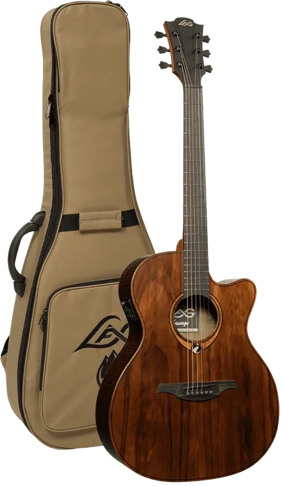 LAG Guitare Acoustique-Électrique Auditorium Sauvage Cutaway A/E