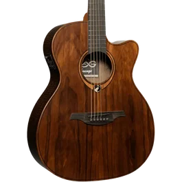 LAG Guitare Acoustique Électro-acoustique Auditorium Cutaway A/E Sauvage