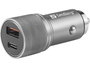 Sandberg Chargeur Allume-Cigare Voiture 48W avec 1 Port USB-C et 1 Port Quick Charge 3.0 pour Smartphones et Tablettes - Recharge Ultra-Rapide
