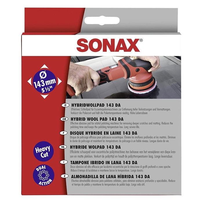 Sonax Almohadilla de Lana Híbrida 143 Sonax Almohadilla de Lana Híbrida 143