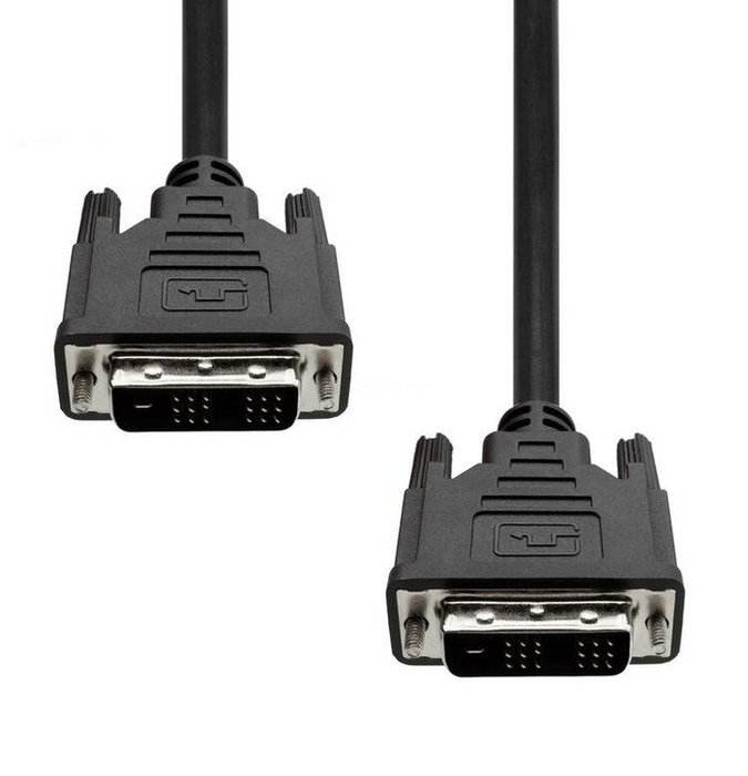 ProXtend Câble DVI-D 18+1 1 m Noir - Connexion numérique Full HD 1080p 60Hz - 5 Gbps