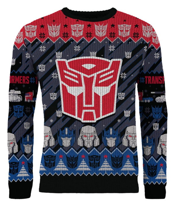 AAA Merchandise Transformers pull de Noël (M) de fête AAA Merchandise Transformers pull de Noël (M) de fête