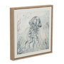 Home ESPRIT Toile Bleu méditerranéen Marin 30 x 2,5 x 30 cm (4 Unités)