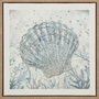 Home ESPRIT Toile Bleu méditerranéen Marin 30 x 2,5 x 30 cm (4 Unités)