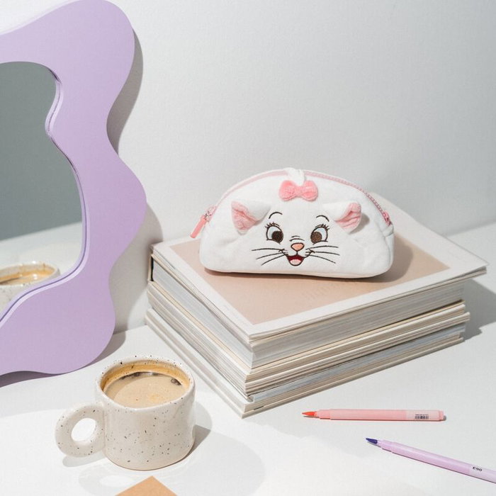 Bonjour Marie Tote bag peluche Los Aristogatos Disney - Sac fourre-tout en velours, 240 x 110 x 40 mm