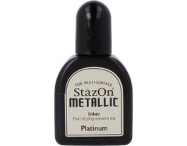 Tsukineko STAZON Metallic Recharge d'encre Platine 15ml
