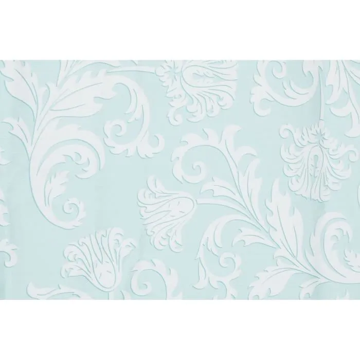 Parure de lit Satin King 1 housse de couette 220 x 240 cm + 2 taies 60 x 60 cm, satin 100% coton 210 fils, couleurs menthe et blanc