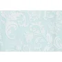 Parure de lit Satin King 1 housse de couette 220 x 240 cm + 2 taies 60 x 60 cm, satin 100% coton 210 fils, couleurs menthe et blanc