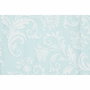 BigBuy Home Parure de couette Satin King Menthe et Blanc - 220 x 240 cm, 3 pièces
