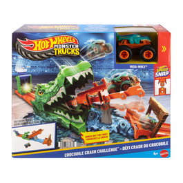 MATTEL Noquea al Cocodrilo Hot Wheels Monster Trucks