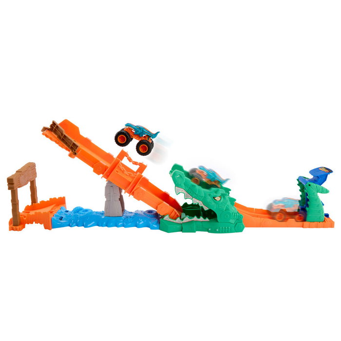 MATTEL Noquea al Cocodrilo Hot Wheels Monster Trucks MATTEL Noquea al Cocodrilo Hot Wheels Monster Trucks
