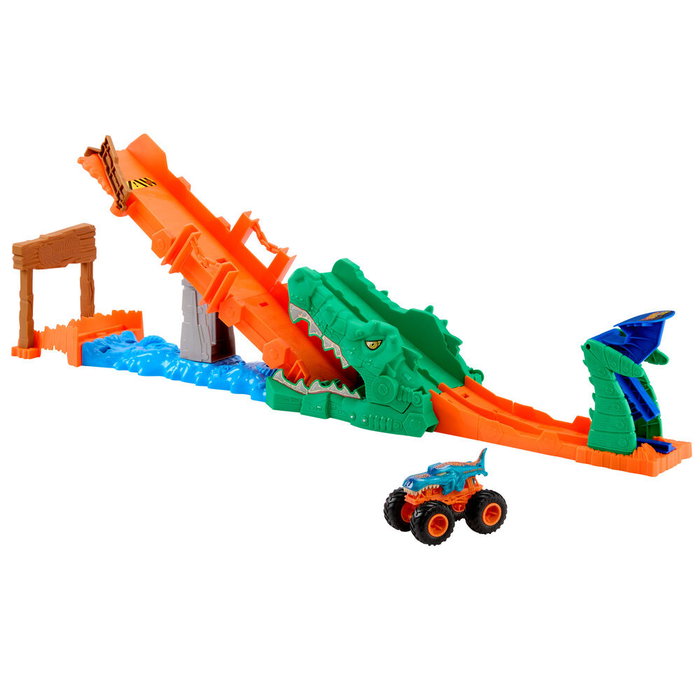 MATTEL Noquea al Cocodrilo Hot Wheels Monster Trucks MATTEL Noquea al Cocodrilo Hot Wheels Monster Trucks