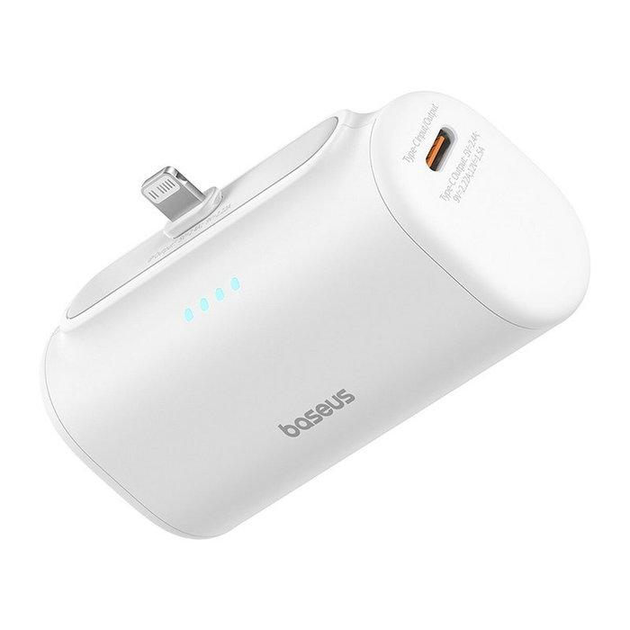 Baseus Powerbank P10068307213-00 Blanc 5000 mAh Baseus Powerbank P10068307213-00 Blanc 5000 mAh