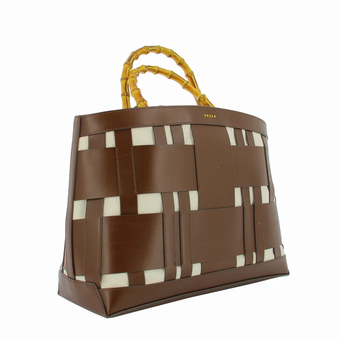 Guess Sac à main Aida marron foncé