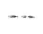 Innspiro Lot de 20 fermetures à vis argentées 15x3mm