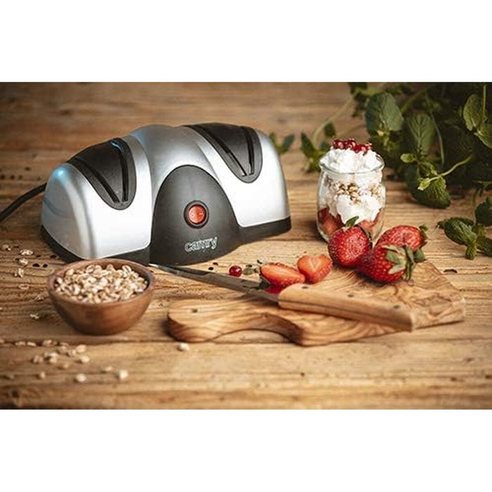 Aiguiseur de couteaux électrique Camry CR 4469 60 W Noir Multicouleur Argenté