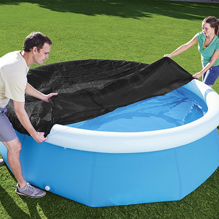 Bestway 58032 Bâche de Protection Piscine PVC D244 cm Jardin