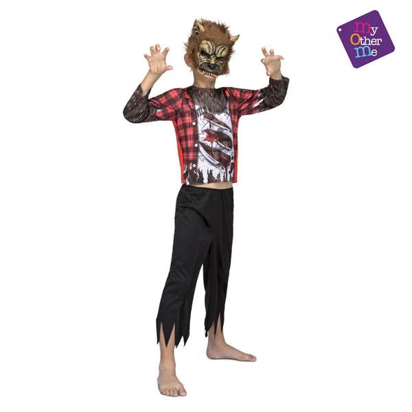 My Other Me Déguisement Loup-Garçon (T-shirt, Pantalon et Masque) - 10-12 Ans