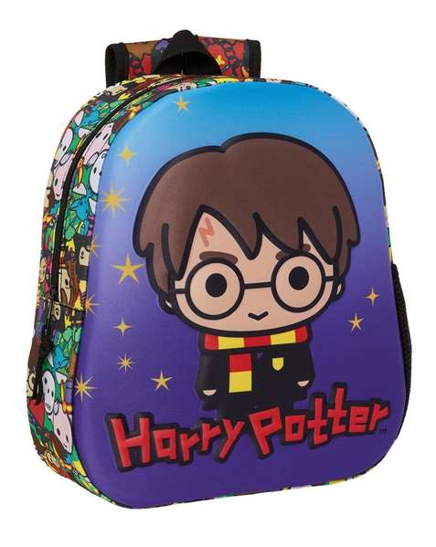 Safta Mochila 3D Harry Potter Sac à dos 27 x 33 x 10 cm pour enfant