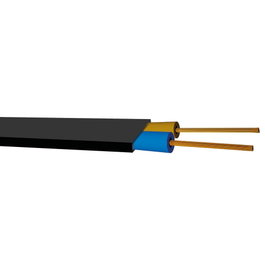 GSC Evolution Rouleau 100M Manguera plana (2x0.75mm) Negro