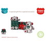 Famosa Peluche Happy Christmas Ourson 20 cm Collection Softies