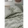 Parure de couette Kaki en coton renforcé - 1 housse de couette 220 x 240 cm et 2 taies d'oreiller 60 x 60 cm