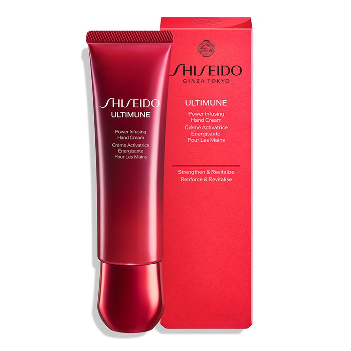 Shiseido Crème mains infusante ULTIMUNE 50 ml soin anti-âge réparateur hydratant