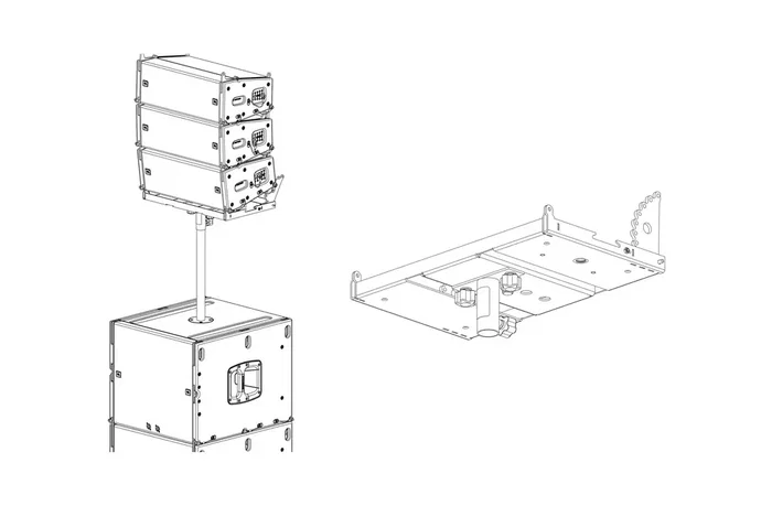 JBLPRO Placa base pour VTX A6 JBLPRO Placa base pour VTX A6