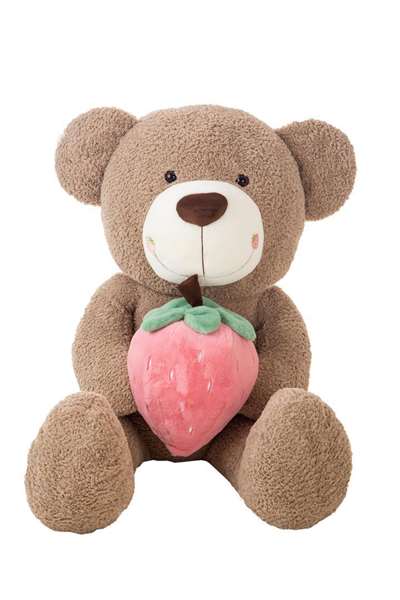 Ours en peluche Fraise 75 cm