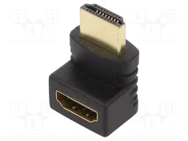 GEMBIRD Adaptateur HDMI socle vers prise 270° haut/bas noir