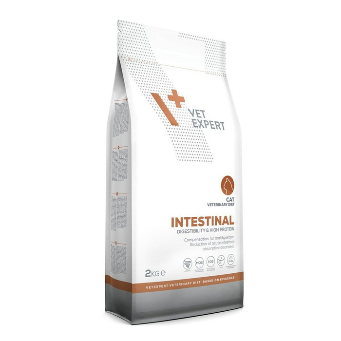 Aliments pour chat VETEXPERT Intestinal Cat 2 Kg