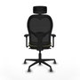 Piqueras y Crespo Chaise de Bureau avec Appui-tête Jorquera 3D036G2 Vert