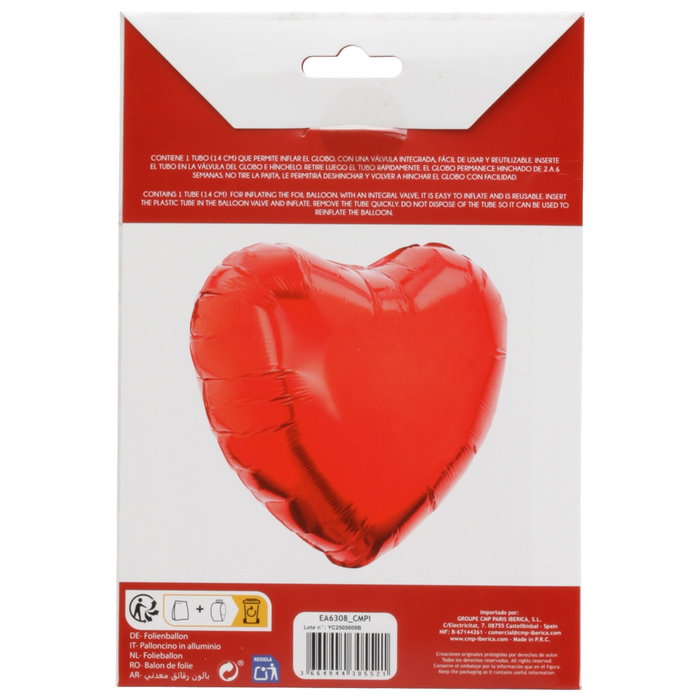 The Concept Factory Ballon Cœur 45 cm The Concept Factory Ballon Cœur 45 cm
