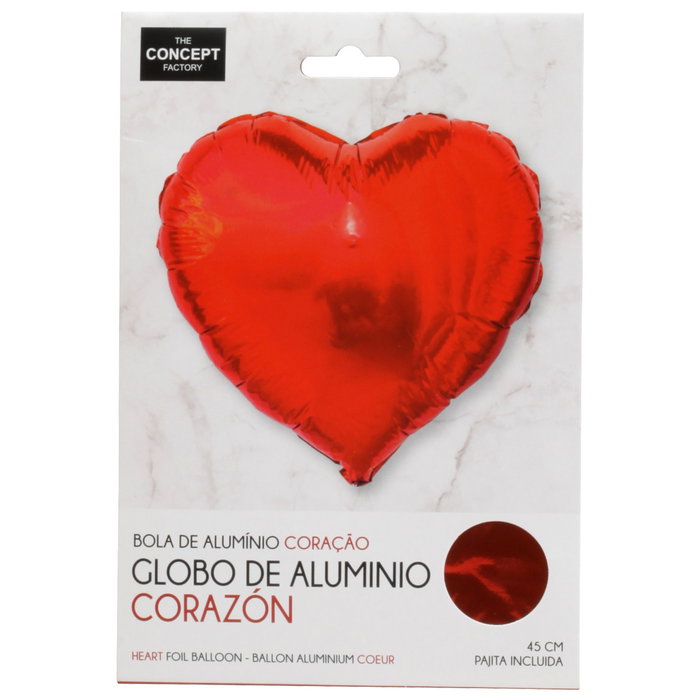 The Concept Factory Ballon Cœur 45 cm The Concept Factory Ballon Cœur 45 cm