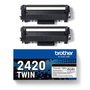 Brother Pack de deux cartouches de toner noir TN2420TWIN
