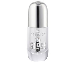 Essence TOP GLOSS Vernis de Finition Gel Effect 8 ml - Top Coat Brillant Longue Durée pour Ongles
