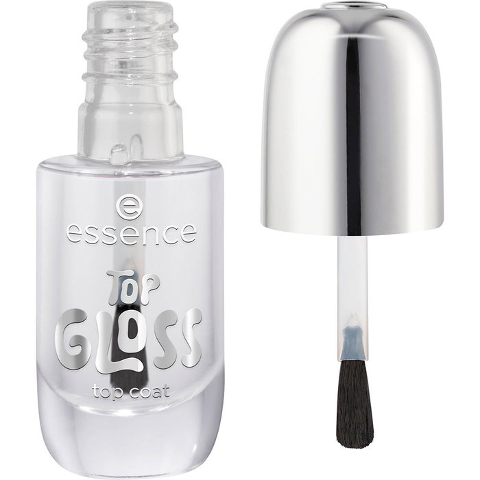 Essence TOP GLOSS Vernis de Finition Gel Effect 8 ml - Top Coat Brillant Longue Durée pour Ongles Essence TOP GLOSS Vernis de Finition Gel Effect 8 ml - Top Coat Brillant Longue Durée pour Ongles