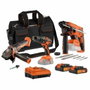 Dual Power Pack 3 outils - 20 V - Perceuse/visseuse, meuleuse d'angle et marteau perforateur