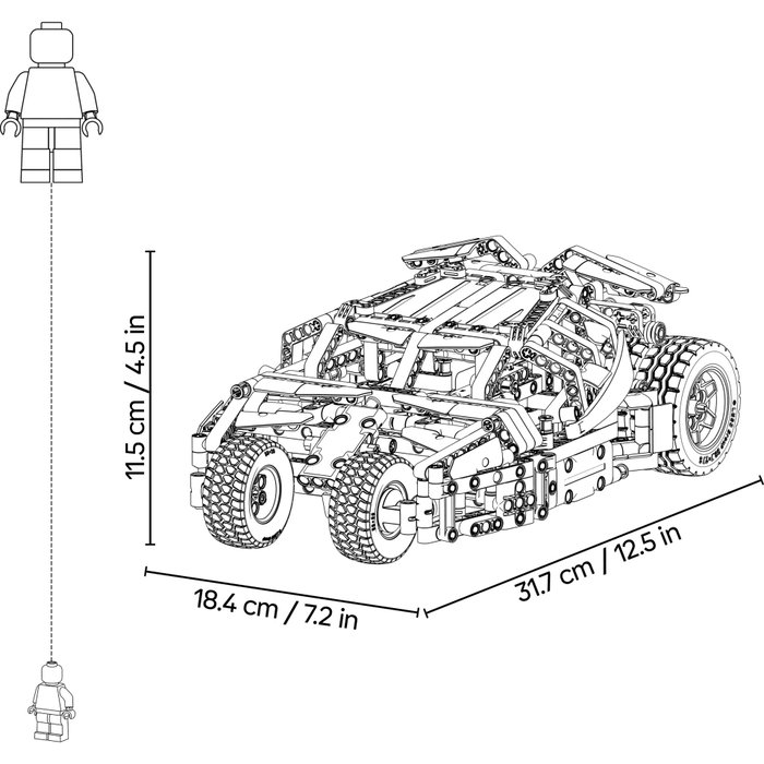 Lego Technic 42239 Batmobile Tumbler RC