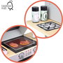 Color Baby - Barbecue en bois pour enfants avec 10 pièces, 60 x 30 x 66.5 cm