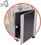 Color Baby - Barbecue en bois pour enfants avec 10 pièces, 60 x 30 x 66.5 cm