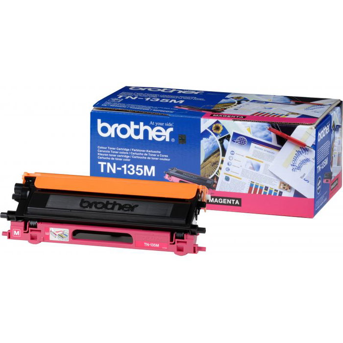 Brother TN135M Magenta Toner, 4000 pages