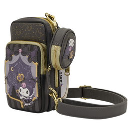Loungefly Sac bandoulière avec porte-monnaie 20th Anniversary Kuromi Hello Kitty - 10.8x6.35x19.05 cm