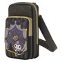 Loungefly Sac bandoulière avec porte-monnaie 20th Anniversary Kuromi Hello Kitty - 10.8x6.35x19.05 cm