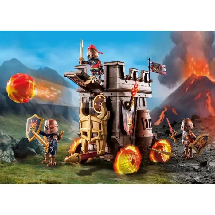 Playmobil 71643 Char de combat avec canon des Burnham Raiders, Novelmore, 68 pièces, Jeu de construction dès 4 ans