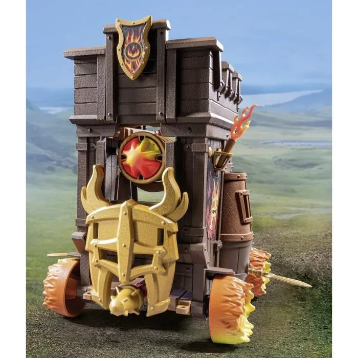 Playmobil 71643 Char de combat avec canon des Burnham Raiders, Novelmore, 68 pièces, Jeu de construction dès 4 ans