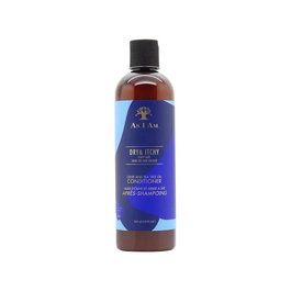 As I Am Conditionner Soin Cuir Chevelu Sec & Démangeant 355ml - Méthode Curly, Anticaspa, Hydratation