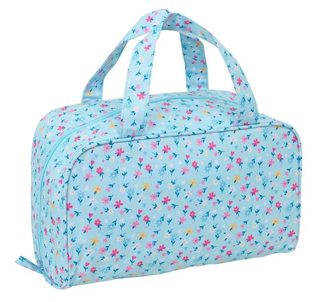 Safta Nécessaire de voyage rectangulaire avec compartiments - Taille : 31 x 14 x 19 cm pour rangement organisé