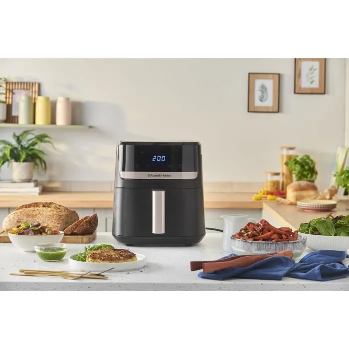 Russell Hobbs Friteuse sans huile SatisFry 27620-56 - 5,5L, 1500W, 9 programmes de cuisson pour une cuisine saine et croustillante Russell Hobbs Friteuse sans huile SatisFry 27620-56 - 5,5L, 1500W, 9 programmes de cuisson pour une cuisine saine et croustillante