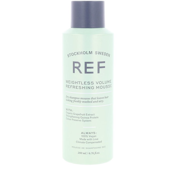 Ref Mousse Rafraîchissante Volume Légèreté 200 ml Ref Mousse Rafraîchissante Volume Légèreté 200 ml